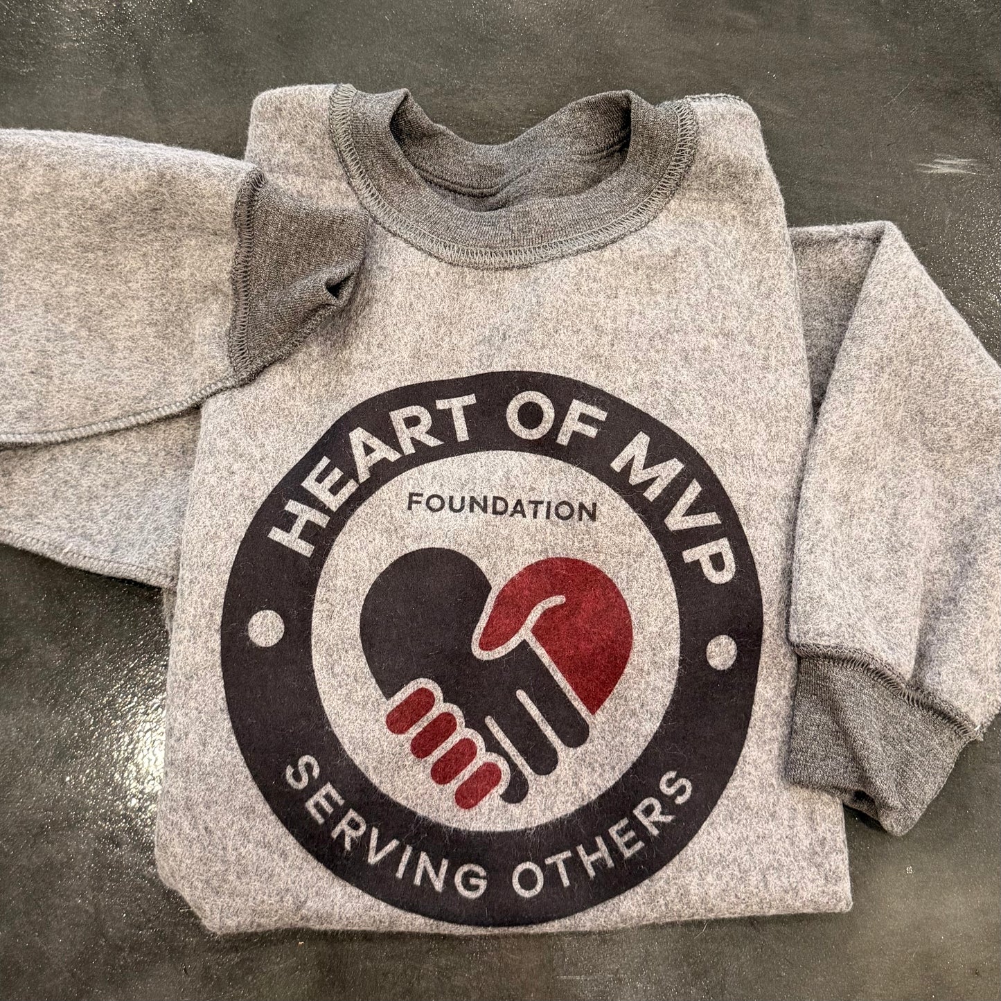 Heart of MVP Foundation Vintage Wash Crewneck
