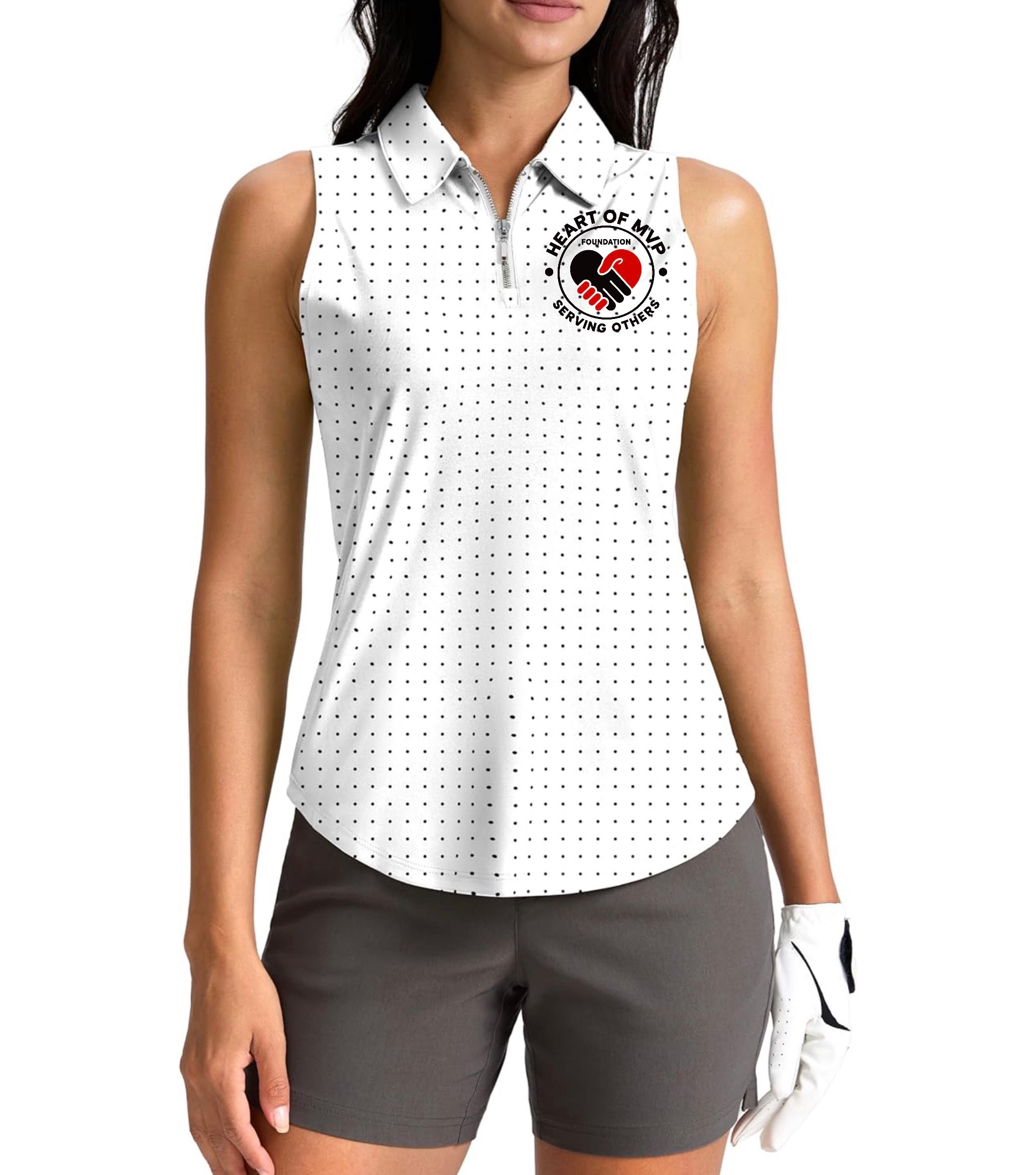 Women's Polka Dot Polo
