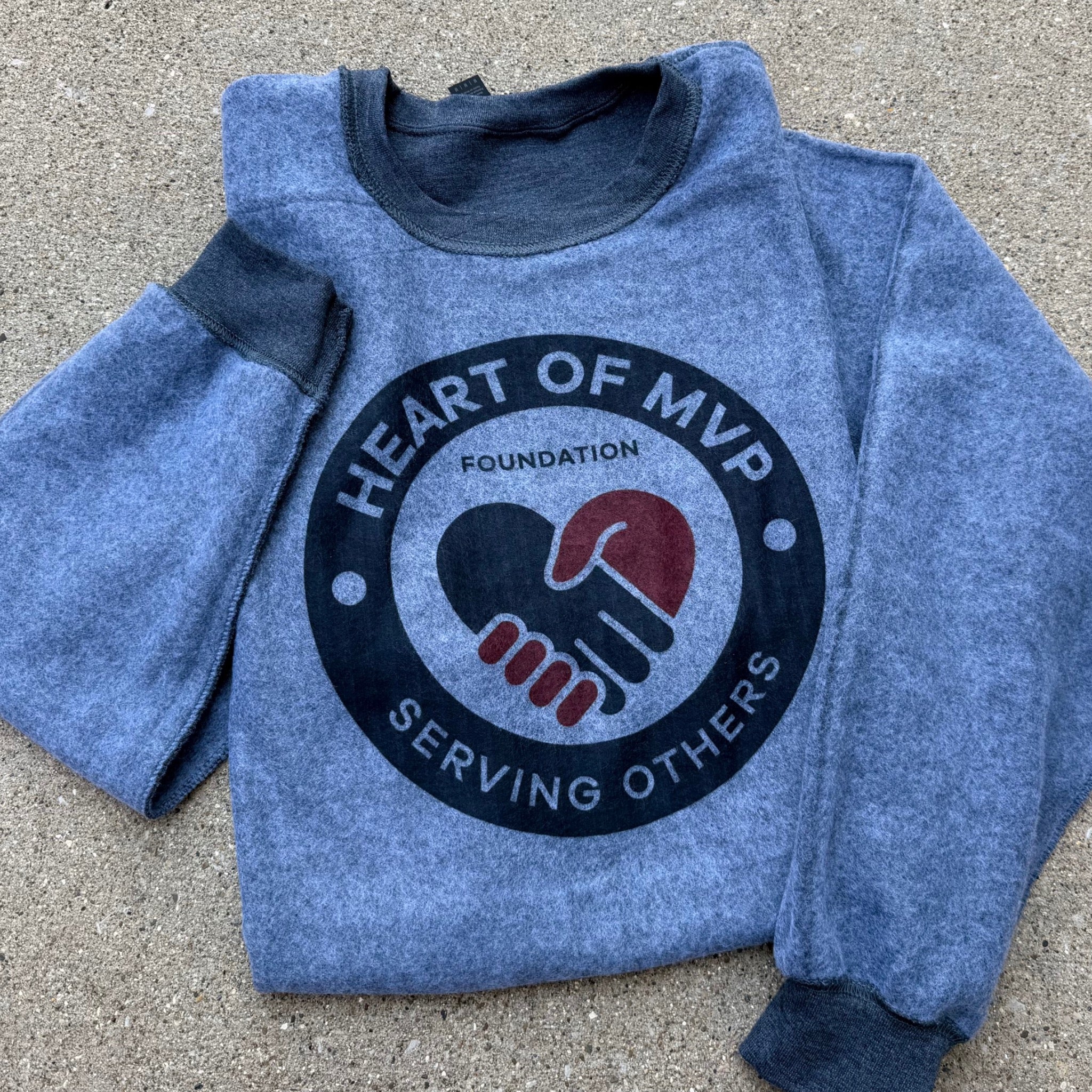 Heart of MVP Foundation Vintage Wash Crewneck